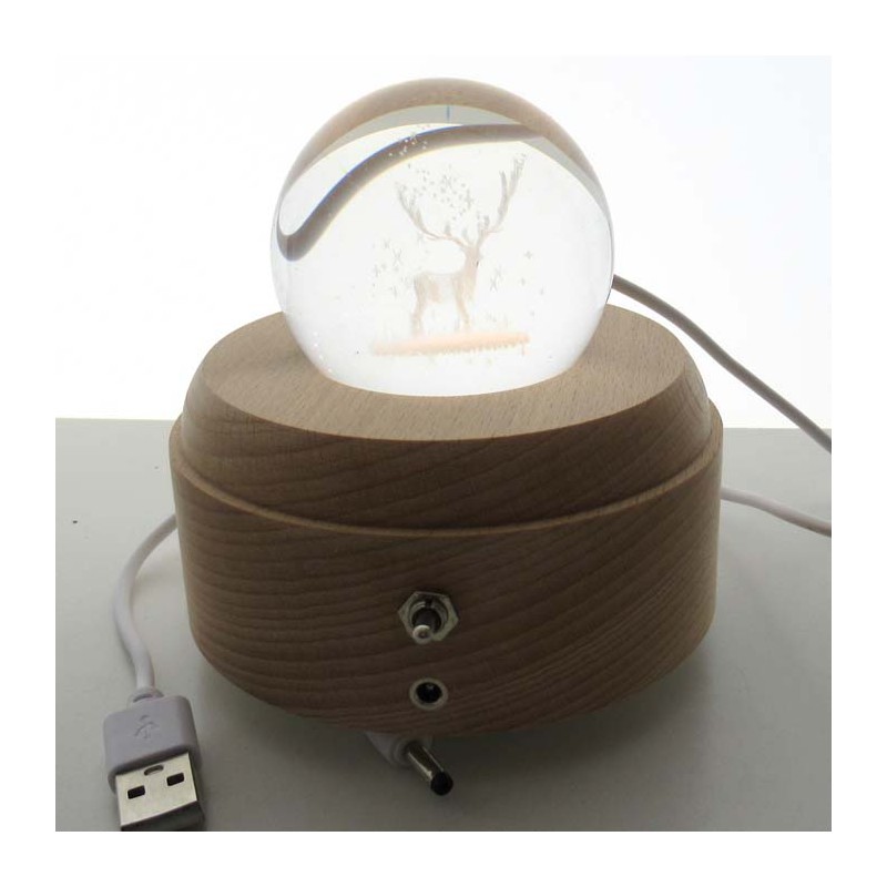 Glaskugel 60 mm mit Laser Schwein in Kugel Glaskugel 60 mm mit Laser Schwein in Kugel