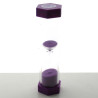 Sanduhren 15 Min. 12cm Sechseckig Glas im Kunststoff