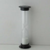Sanduhren 2 Minuten 9 cm zylindrisch Glas in Kunststoff röhre