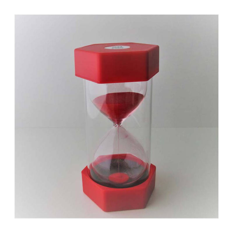 Sanduhr 10 Min. 13 cm Rot, klein Kunststoff 6 Eckig Sanduhr 10 Min. 13 cm Rot, klein Kunststoff 6 Eckig