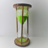 Sanduhr 45 Minuten 23cm Glas im Naturholz Gestell,