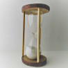 Sanduhr 45 Minuten 23cm Glas im Naturholz Gestell,