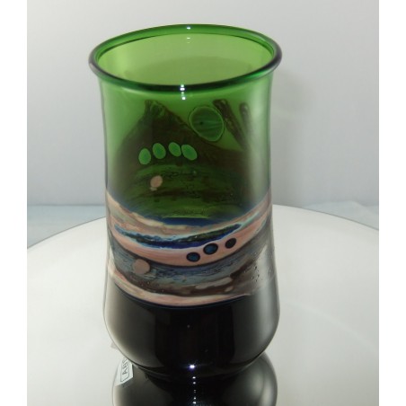Glas Vase 11.5cm W. Bahr   1987 DE