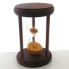 Sanduhr 30 Min. 14.5 cm Orange Holz rund