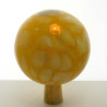 Glas Rosenkugel 15cm Orange Gartenkugel