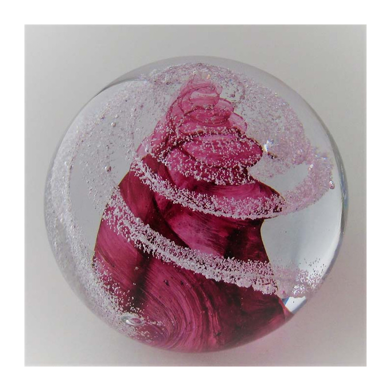 Glas Briefbeschwerer 80 mm Traumkugel