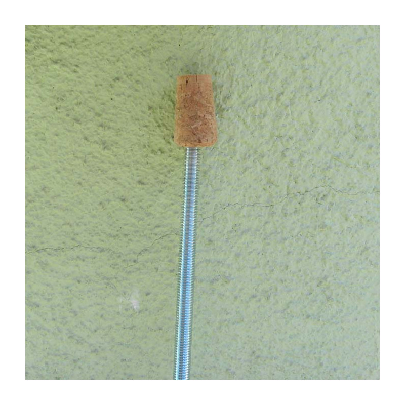 M0.6x50cm Gewindestangen Verzinkt für Rosenkugel