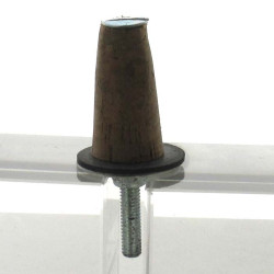 Glas Rosenkugel  8 cm Gartenkugel lila