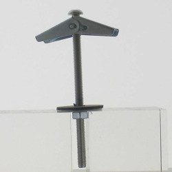 Glas Rosenkugel  9 cm Blau-Rot mit optischen Streifen Glas
