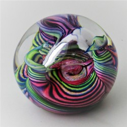 Glas Briefbeschwerer 60mm Traumkugel    Twist