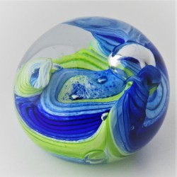 Glas Briefbeschwerer 60mm Traumkugel    Twist