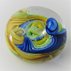 Glas Briefbeschwerer 60mm Traumkugel    Twist