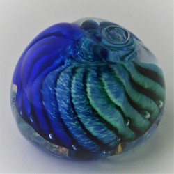 Glas Briefbeschwerer 55 mm Traumkugel    Muschel