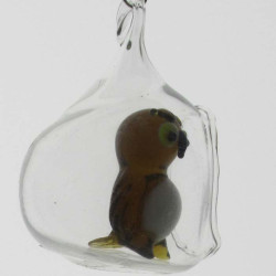 Glas Mini Kugel 40 mm mit Öffnung Deko Kugel zum hängen und stellen Öffnung ca. 25mm