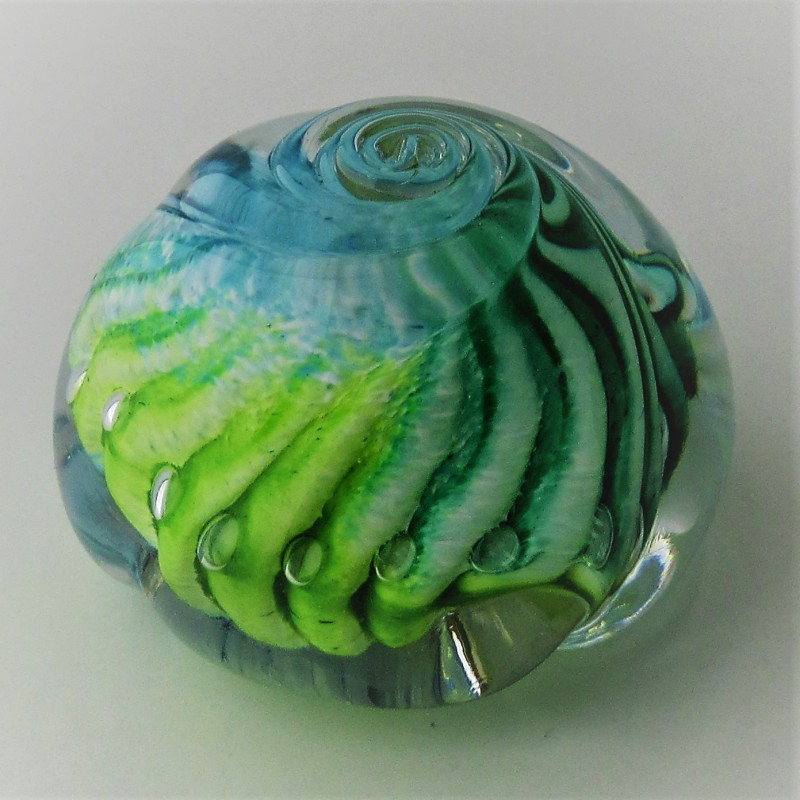 Glas Briefbeschwerer 55 mm Traumkugel    Muschel