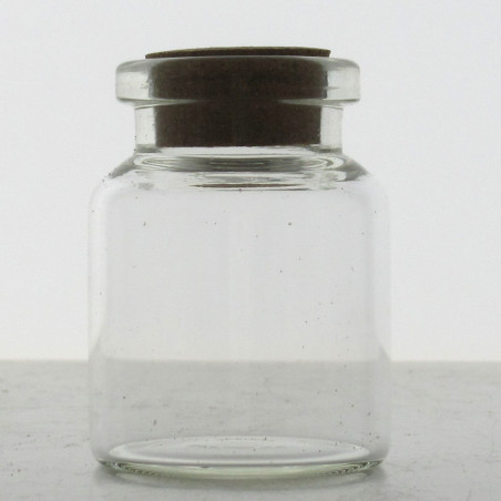 Glasfläschchen 40x30mm mit Korkverschluss