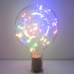 Glas-Gartenkugel 21cm Borosilikatglas Kolben