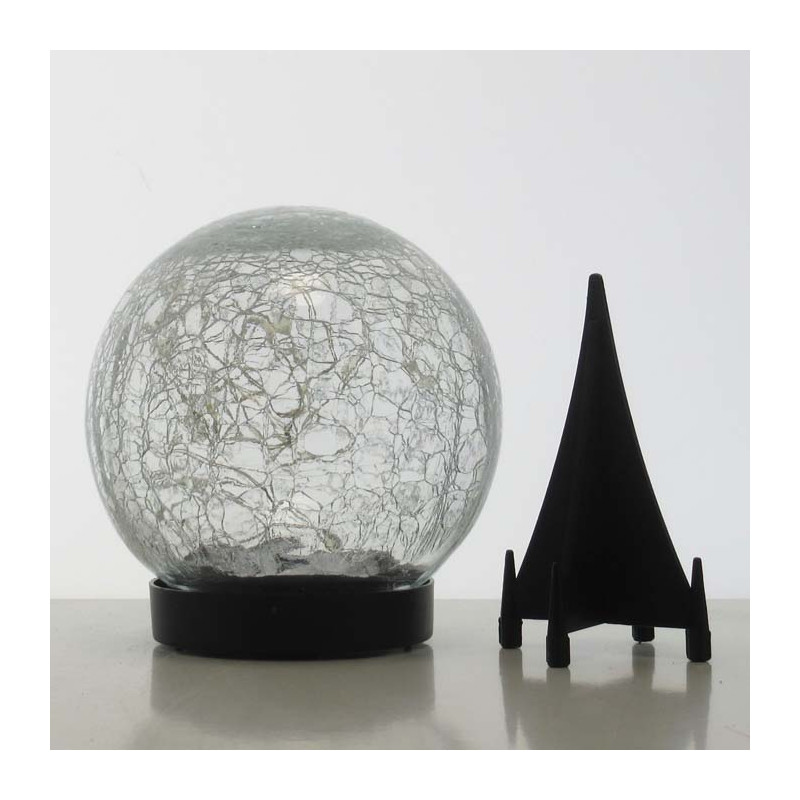 Gartenbeleuchtung mit gekrakeltem Glas Solar Gartenbeleuchtung mit gekrakeltem Glas Solar
