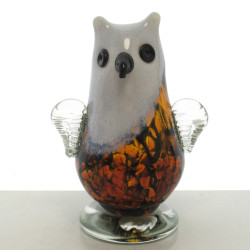 Glas Eule11cm