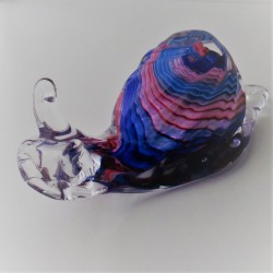 Glas Schnecke 140 mm  Briefbeschwerer
