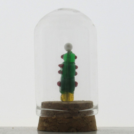 Glas Dom 40x30mm mit Kork Boden,