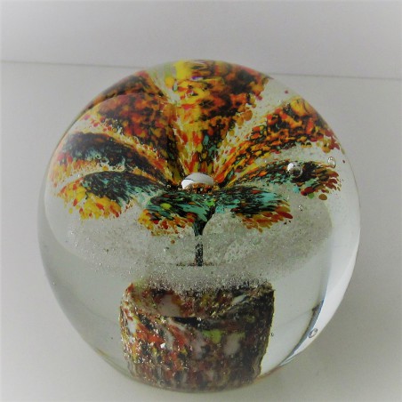Glas Briefbeschwerer  80 mm  Traumkugel