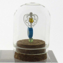 Glas Dom 40x30mm mit Kork Boden,