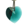 Swarovski 18 mm Herz Emerald zum hängen
