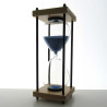 Sanduhr 0.5 - 6 Minuten 25 cm zum mit eigenem Sand füllen viereckig mit 4 Säulen
