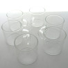 Glas Borosilikatglas-1dl 5x5.5cm 6 Stück, Glas-Espresso-Kaffeetassen -Teetasse Wärme Beständig Glas
