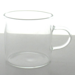Glas Borosilikatglas-1dl 5x5.5cm 6 Stück, Glas-Espresso-Kaffeetassen -Teetasse Wärme Beständig Glas