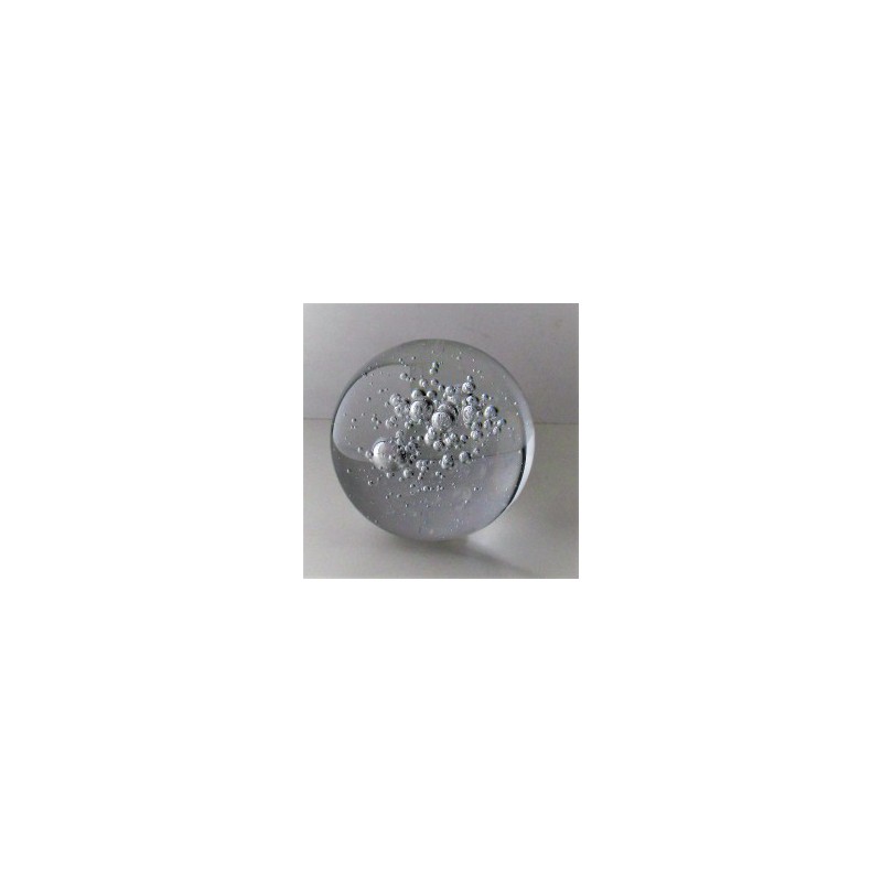 Glaskugel 40mm Klar mit Luftblasen