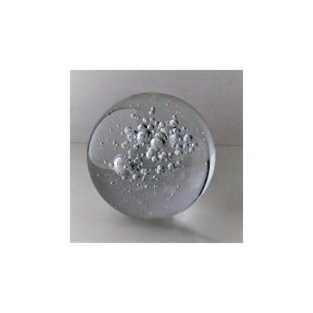 Glaskugel 40mm Klar mit Luftblasen