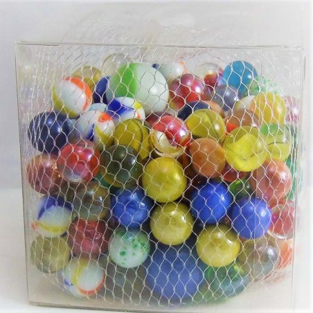Glasmurmel 16mm + 4 Grösser ca.500g