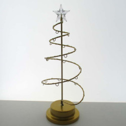 Weihnachtsbaum Nachtlicht aus Kupferdraht zum behängen