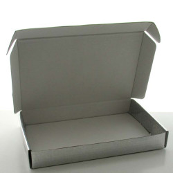 Geschenkbox - Silber-glitzernde 20x13cm