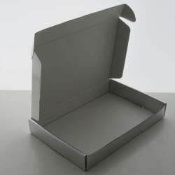 Geschenkbox - Silber-glitzernde 20x13cm
