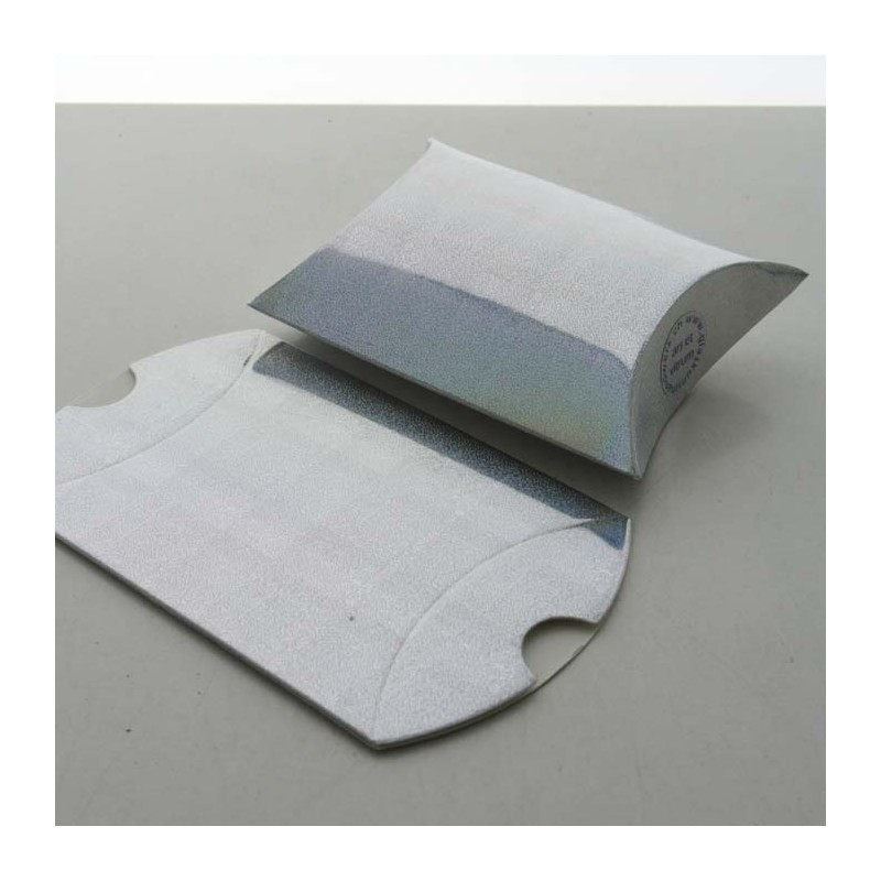Geschenkkissen - Silber-glitzernde 67x64mm