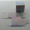 Geschenkbox - Silber-glitzernde 50x50mm