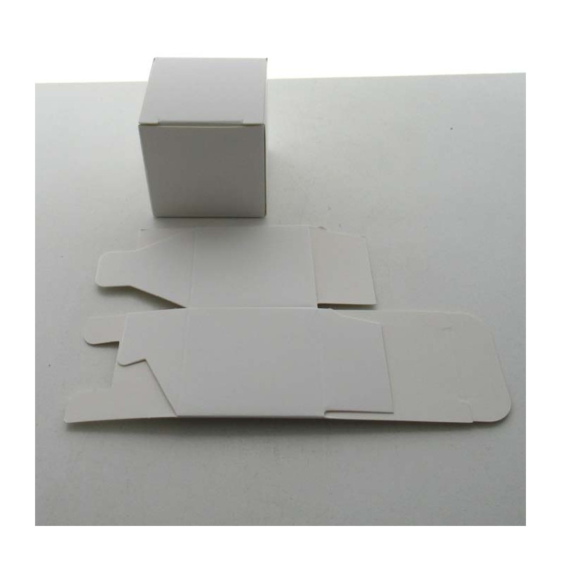 Geschenkbox - Silber-glitzernde 50x50mm