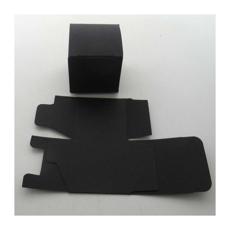 Geschenkbox - Silber-glitzernde 50x50mm