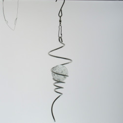 Edelstahl Spirale 35cm Kugel Spirale für 35 - 40 mm Kugel