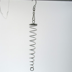Edelstahl Spirale 35cm Kugel Spirale für 35 - 40 mm Kugel