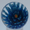 Murmel 25mm Glas mit Blume