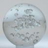 Glas-Kugel 40mm mit Luftblasen verschiedene Farben bleifrei