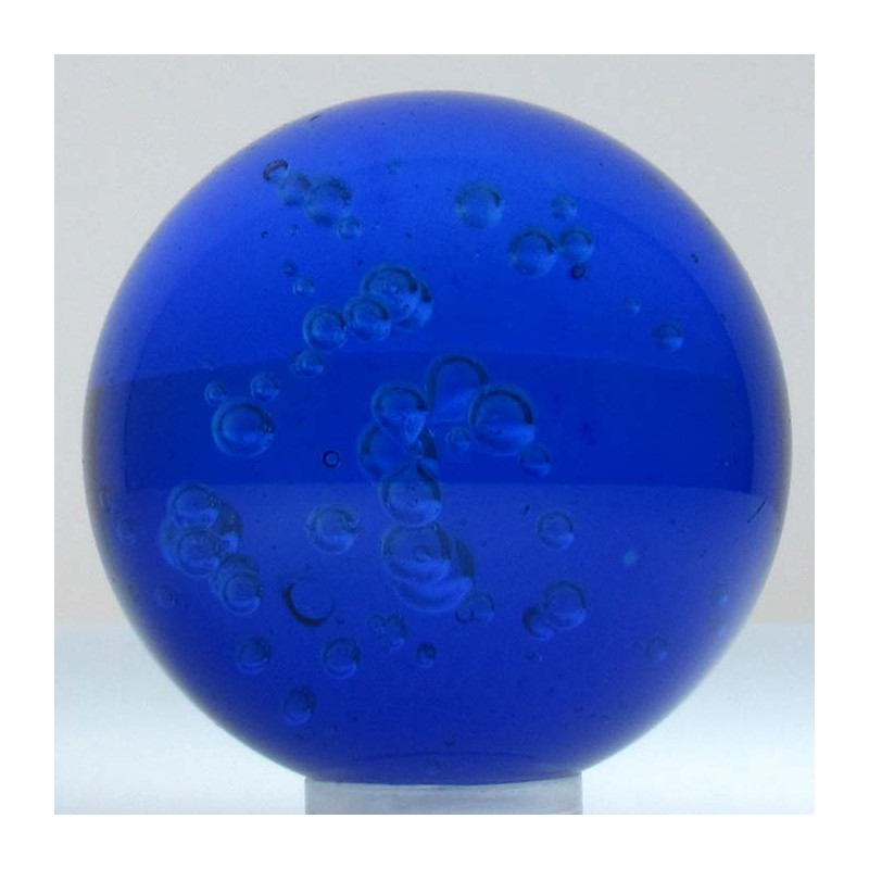 Glas-Kugel 40mm mit Luftblasen verschiedene Farben bleifrei