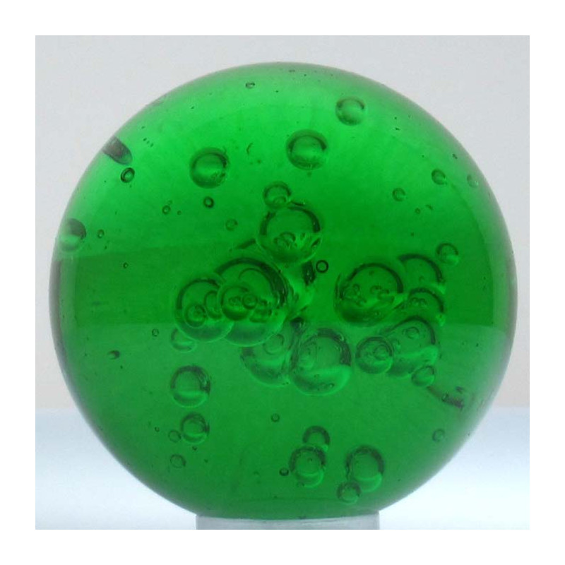 Glas-Kugel 40mm mit Luftblasen verschiedene Farben bleifrei