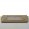 Geschenkkissen mit Fenster-Braun ca.13.5x66x25mm