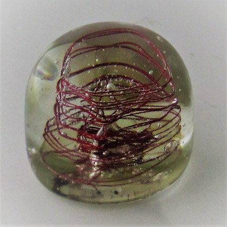Glas Briefbeschwerer 39mm Traumkugel  D A. Riemerschmid 1988