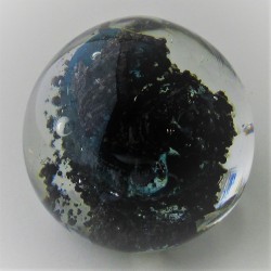 Glas Briefbeschwerer Traumkugel  51 mm Eka Häberling 1986 CH